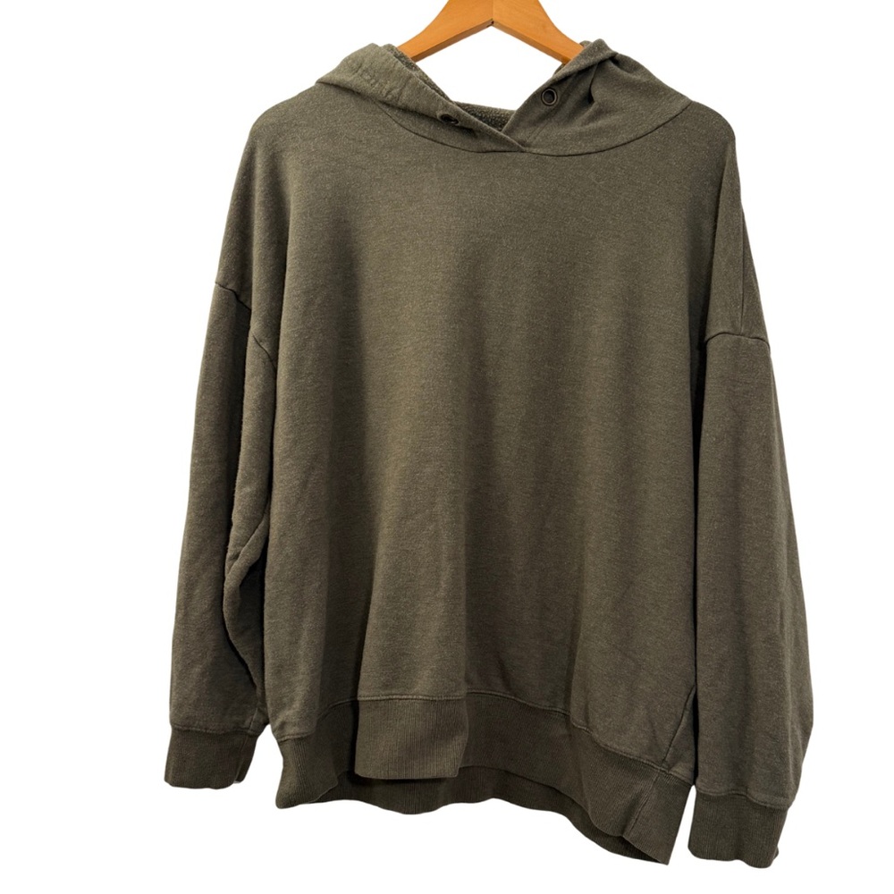 Buffalo David Bitton Olive Green Hoodie, Men’s XL, Soft Pullover Sweatshirt